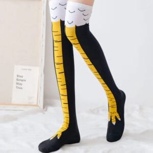 Embrace Comfort with Fashion Knitted Cotton Over-the-Knee Socks