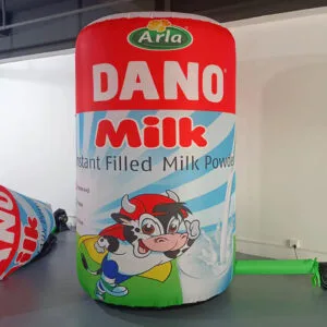 Giant inflatable wine bottle for advertising