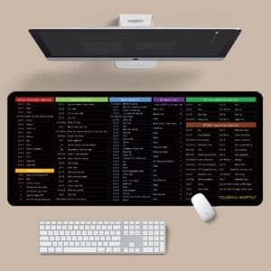 Custom Graphic Print Non-Slip Neoprene Rubber Computer Keyboard  Gaming Mouse Pad Mat
