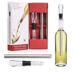 Experience Perfectly Chilled Wine Anytime  3-in-1 Wine Chiller Stick