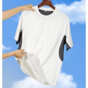 Quick-Dry Color Block Unisex T-Shirt - Anti-Pilling Sports Tee