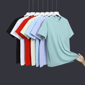 Blank Unisex Polyester Crew Neck T-Shirt - Perfect for Custom Printing & Design