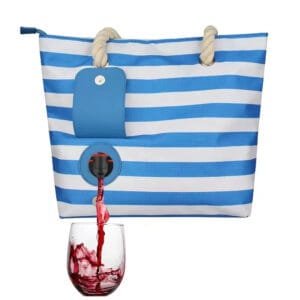 Fashionable Insulated Beach Wine Bag