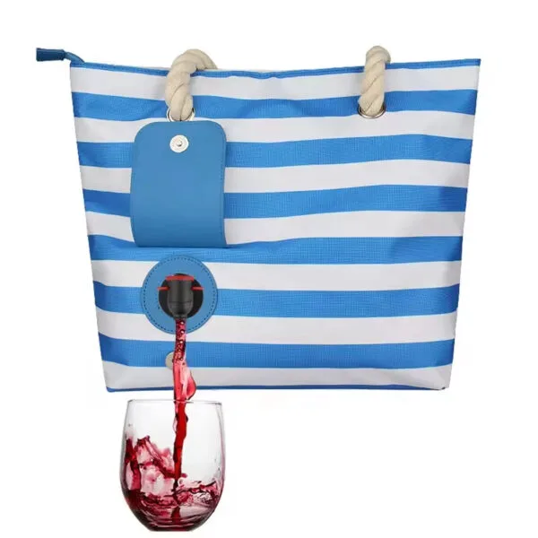 Fashionable Insulated Beach Wine Bag
