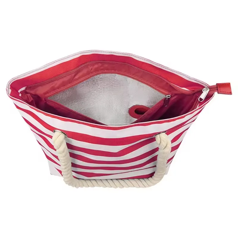 Fashionable Insulated Beach Wine Bag - Image 5