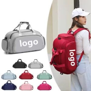 Custom Logo Large Waterproof Gym & Travel Duffel Bags | Bulk Sports Backpacks